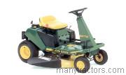 John Deere GX70 1991 comparison online with competitors