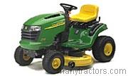 John Deere L110 tractor trim level specs horsepower, sizes, gas mileage, interioir features, equipments and prices