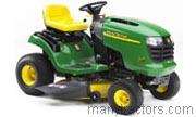 John Deere L111 tractor trim level specs horsepower, sizes, gas mileage, interioir features, equipments and prices