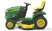 John Deere L120 tractor trim level specs horsepower, sizes, gas mileage, interioir features, equipments and prices