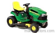 John Deere LA125 tractor trim level specs horsepower, sizes, gas mileage, interioir features, equipments and prices