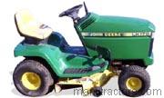 John Deere LX176 1991 comparison online with competitors