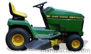 John Deere LX178 1991 comparison online with competitors