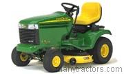 John Deere LX279 tractor trim level specs horsepower, sizes, gas mileage, interioir features, equipments and prices