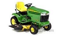 John Deere LX280 tractor trim level specs horsepower, sizes, gas mileage, interioir features, equipments and prices