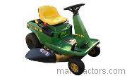 John Deere SRX75 tractor trim level specs horsepower, sizes, gas mileage, interioir features, equipments and prices