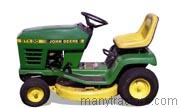 John Deere STX30 tractor trim level specs horsepower, sizes, gas mileage, interioir features, equipments and prices