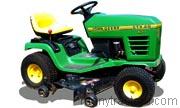 John Deere STX46 tractor trim level specs horsepower, sizes, gas mileage, interioir features, equipments and prices