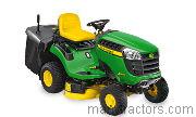 John Deere X135R tractor trim level specs horsepower, sizes, gas mileage, interioir features, equipments and prices