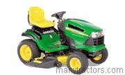 John Deere X140 tractor trim level specs horsepower, sizes, gas mileage, interioir features, equipments and prices