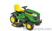 John Deere X166 2018 comparison online with competitors