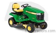 John Deere X310 tractor trim level specs horsepower, sizes, gas mileage, interioir features, equipments and prices