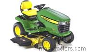 John Deere X340 tractor trim level specs horsepower, sizes, gas mileage, interioir features, equipments and prices