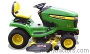 John Deere X360 tractor trim level specs horsepower, sizes, gas mileage, interioir features, equipments and prices