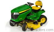 John Deere X384 2016 comparison online with competitors