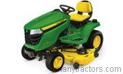 John Deere X390 2016 comparison online with competitors