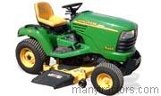 John Deere X465 2002 comparison online with competitors