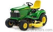 John Deere X495 2002 comparison online with competitors