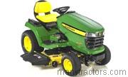 John Deere X500 2006 comparison online with competitors