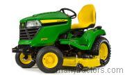John Deere X570 tractor trim level specs horsepower, sizes, gas mileage, interioir features, equipments and prices