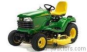 2002 John Deere X585 competitors and comparison tool online specs and performance