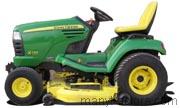 John Deere X720 tractor trim level specs horsepower, sizes, gas mileage, interioir features, equipments and prices