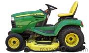 John Deere X728 tractor trim level specs horsepower, sizes, gas mileage, interioir features, equipments and prices