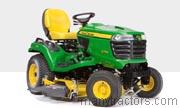 John Deere X750 tractor trim level specs horsepower, sizes, gas mileage, interioir features, equipments and prices