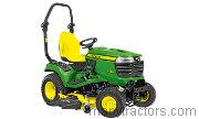 John Deere X940 tractor trim level specs horsepower, sizes, gas mileage, interioir features, equipments and prices