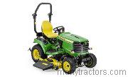 John Deere X948 tractor trim level specs horsepower, sizes, gas mileage, interioir features, equipments and prices