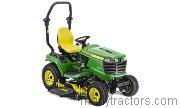 John Deere X949 tractor trim level specs horsepower, sizes, gas mileage, interioir features, equipments and prices