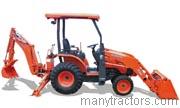 Kubota B26 backhoe-loader 2007 comparison online with competitors