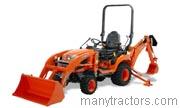 Kubota BX25D-1 backhoe-loader tractor trim level specs horsepower, sizes, gas mileage, interioir features, equipments and prices