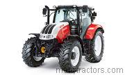 Steyr 4110 Profi CVT tractor trim level specs horsepower, sizes, gas mileage, interioir features, equipments and prices