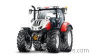 Steyr 4115 Profi CVT tractor trim level specs horsepower, sizes, gas mileage, interioir features, equipments and prices