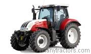 Steyr 6135 CVT tractor trim level specs horsepower, sizes, gas mileage, interioir features, equipments and prices